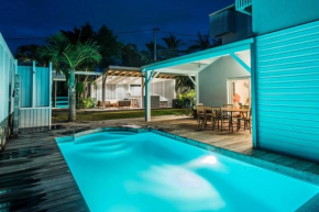 Villa meublé Tourisme 4 etoiles Sous le Ficus piscine chauffée - Ouest Lagon